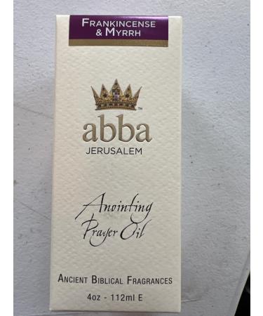 Abba Christian Products Frankincense & Myrrh Anointing Oil (4 oz) 1 pk FMN4 4 Ounce
