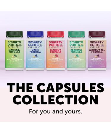 SmartyPants Women's 50+ Multivitamin with Omega-3, Zinc, Vitamins D3, C, B6, Biotin, Folate, B12 & A - 30 Day Supply - Buy Online on GoSupps.com