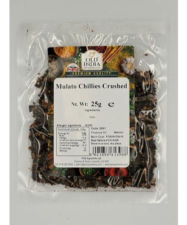 Old India Mulato Chillies Crushed 25g - Buy Online on GoSupps.com