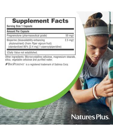 Nature's Plus Ultra Pregnenolone 60 Veg Capsules | Hormonal Balance & Mood Support - Buy Online on GoSupps.com