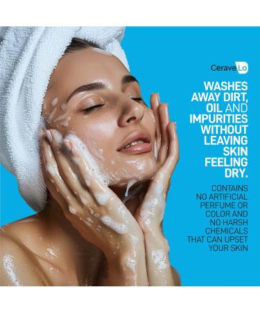 Salicylic Acid Face Wash | Rejuvenating Cleanser Gel for Dry Rough Skin | Fragrance & Paraben Free | 8 fl oz - Premium Formula with Ceramides Niacinamide & Hyaluronic Acid - Buy Online on GoSupps.com