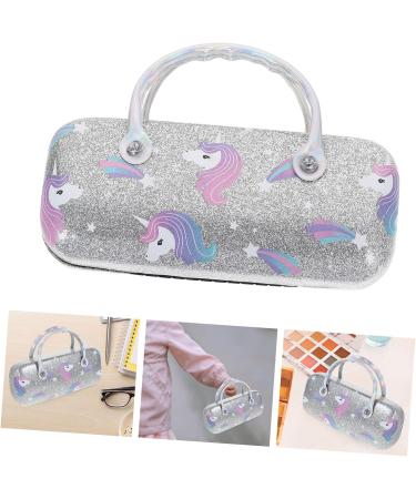 Solustre 5-Pack Portable Kids Glasses Case - Stylish Leather Sunglasses Holder for Children with Handle - Perfect for Girls - Travel-Friendly PU Brillen Case (16x7x4 cm) - Buy Online on GoSupps.com