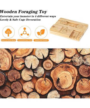 6-in-1 Guinea Pig & Hamster Toy Set | Wooden Accessories for Small Animals | Ideal for Rabbits Chinchillas & More - Buy Online on GoSupps.com