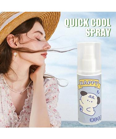 Instant Cool Spray - 80ml Full Body Cooling Mist Lightweight Refreshing Cooling Mist | Portable Skin Friendly Spray Instantly Reduce Temperature Cool Down Spray for Outdoor Activities blue dog - Buy Online on GoSupps.com