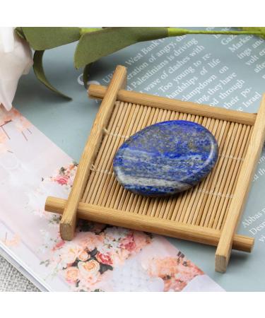 Buy Thumb Bag Palm Worries - Polished Lapis Lazuli Reiki Stone for Chakra Balancing & Crystal Therapy - 1.8 Inches - Buy Online on GoSupps.com