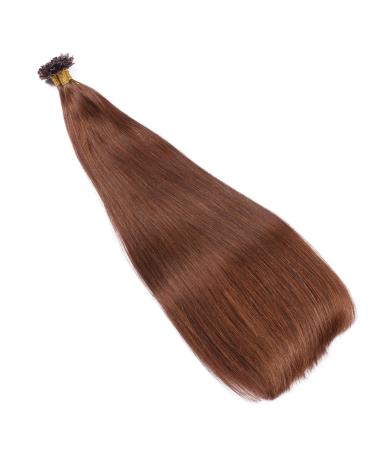 Keratin Bonding #6 Brown 70cm 50 Strands 1g - 100% Remy Real Hair U-Tip Extensions by Novon Hair Extensions - Premium Quality - Buy Online on GoSupps.com