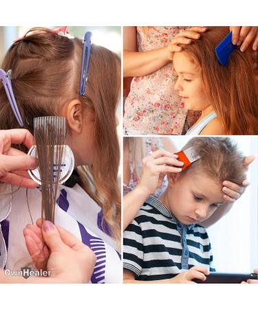OWNHEALER Professional Lice Comb Kit - for Lice Nits and Dandruff Removal. Quick Results for Head Lice Treatment - Suitable for All Hair Types. Peigne Poux Professionnel. - Buy Online on GoSupps.com