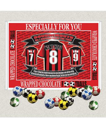 Bournemouth Personalised Football Shirt Gift Boxed Sweets - Buy Online on GoSupps.com