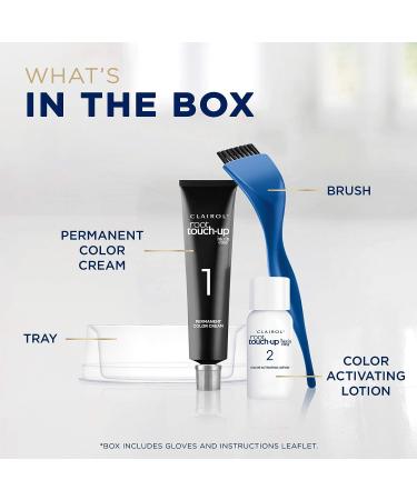 Clairol Root Touch-Up 2B Blue Black Permanent Hair Dye 1.1 Fl Oz - Pack of 1 - Buy Online on GoSupps.com