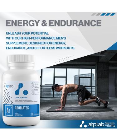ATP LAB Aromatek 60 Caps | Unique Men's Health Formula | International Shipping Available - Buy Online on GoSupps.com