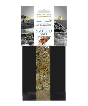 Greek Seafood Salt by Kabrianis Family | Seafood Seasoning Spice Blend | 150g