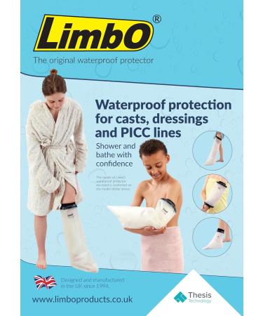 Limbo Waterproof Cast Cover for Kids | Full Leg Protection (Ages 6-7) by LimbO - Buy Online on GoSupps.com
