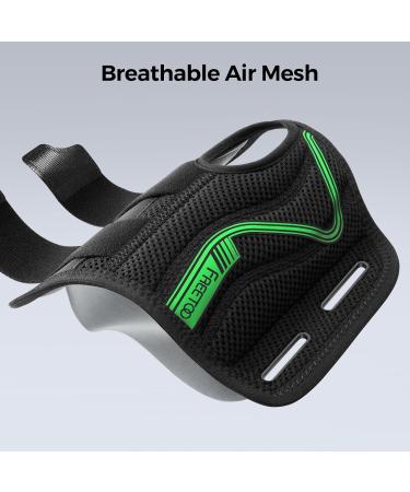 FREETOO S-Shaped Wrist Support Brace for Arthritis - Adjustable Carpal Tunnel Splint for Men and Women - Green (Medium, Left Hand) - Buy Online on GoSupps.com
