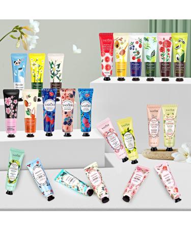 Hand Cream Gift Set for Women - Mini Travel Size Moisturizer for Dry Cracked Hands | Perfect Christmas Birthday & Valentine's Gifts for Teachers Nurses & Coworkers - Buy Online on GoSupps.com
