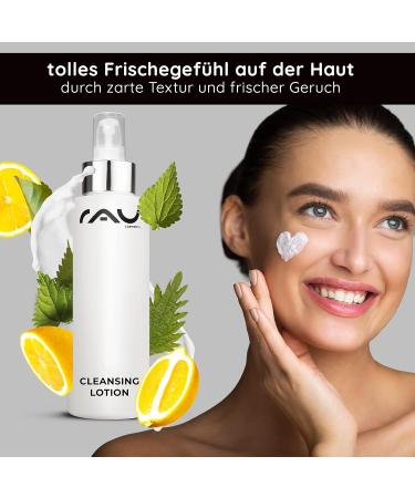 RAU Cleansing Lotion 6.8 oz - Gentle Face Cleanser for Men & Women | Makeup Remover & Cleansing Balm for Normal to Dry Skin | Enriched with Stinging Nettle Extracts - Buy Online on GoSupps.com
