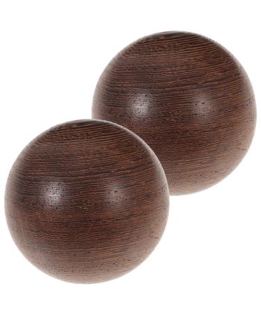 Beavorty 1 pair of health handballs massage balls for the hands Chinese health balls health massage balls health massage ball wooden ball on the wrist strengthen old