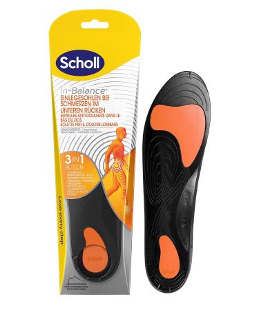 Scholl in-balance orthopedic insoles in pain in the lower back pain relief for the lower back promotes foot health and well-being size 40-42 neutral M - Buy Online on GoSupps.com