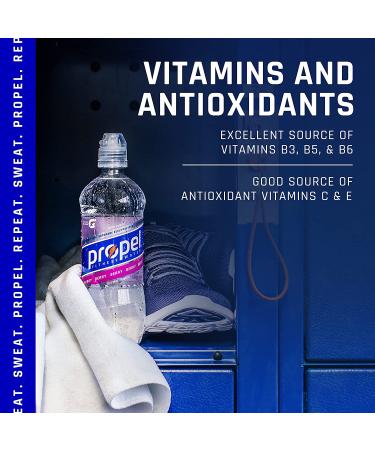 Propel Zero Calorie Sports Water Variety Pack - 12 Count, 16.9 Fl Oz Bottles with Electrolytes and Vitamins C&E - Buy Online on GoSupps.com