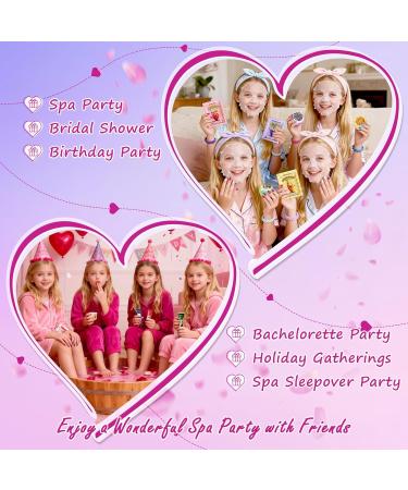 56Pcs Spa Party Supplies Set Including 8 Spa Kits with Facial Masks Eye Patches Hand Cream Lip Balm Foot Bath Bombs Ideal Gift for Sleepover Spa Day Slumber & Birthday Party Favors 56Pcs Multicolor - Buy Online on GoSupps.com