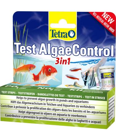 Tetra AlgaeControl 3-in-1 Test - Water Test for Checking the Most Important Algae Parameters in Pond or Aquarium 1 Can (25 Test Strips) - Buy Online on GoSupps.com