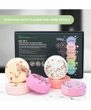 Shower Steamers Aromatherapy 6-Pack Gift Set for Relaxing Self Care - Shower Bombs for Women - Shower Melts - Aromatherapy Gifts for Women - Buy Online on GoSupps.com