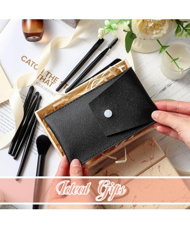 Tioncy 12 Sets Travel Makeup Brush Set Brushes Bag Bridesmaid Gift Synthetic Fibre Face Make up Brushes Angled Blush Brush for Wedding Bridal Shower Favors Bachelorette Party Gift (Black) - Buy Online on GoSupps.com