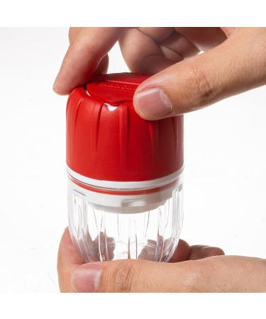 MAXSPLIT Pill Grinder & Splitter Combo - Pill Crusher for Fine Powder Safe Pill Cutter for Small & Large Tablets Vitamins - Red - Buy Online on GoSupps.com