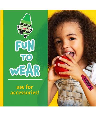 Crayon Shaped Kids Bandaid - Flexible Adhesive Bandages for Wound Care | First Aid Kit for Minor Cuts, Scrapes, Abrasions & Burns - 1 Pack - Buy Online on GoSupps.com
