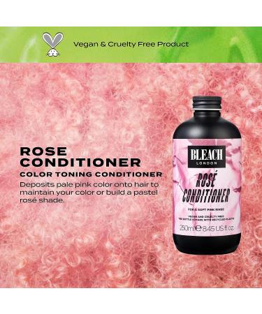 Bleach London Rose Conditioner - Color Toning & Preserving | Vegan & Cruelty-Free 8.45 fl oz - Buy Online on GoSupps.com