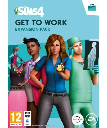 The Sims 4 Get to Work (EP1) PCWin | Code In A Box | Video Game | English PCWIN Code in a box Get to Work (EP1)