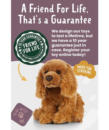 Living Nature 22cm Realistic Soft Cuddly Cocker Spaniel Dog Toy - Buy Online on GoSupps.com