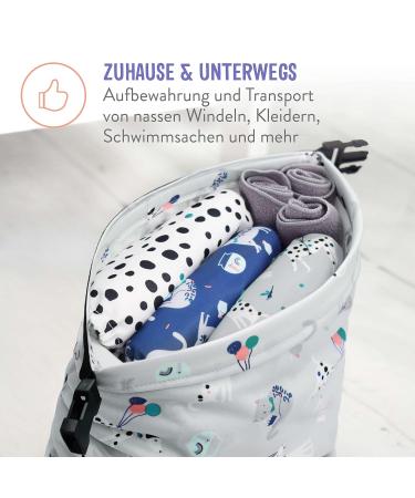Bambino Mio Reusable Swimming Diaper & Wetbag Bundle for Babies & Toddlers - Krabbe M (6-12 Months) - Eco-Friendly Swimwear - Buy Online on GoSupps.com