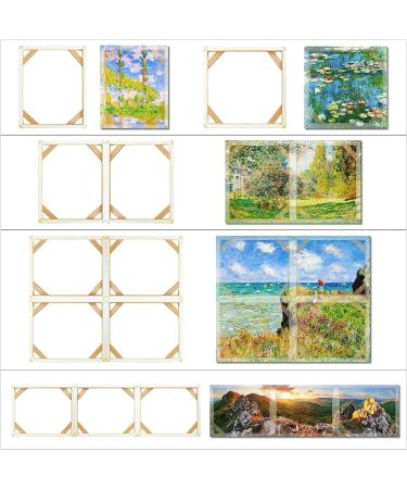 DIY Custom Wood Canvas Stretcher Frame Bar Kit - 12x20inch | Art Stretcher Bars for Painting | Canvas Tool Accessory - Buy Online on GoSupps.com