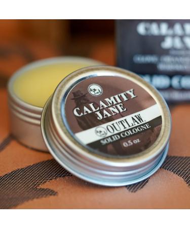 Spicy and Sweet Solid Cologne - Clove Orange Cinnamon Whiskey Scent - Calamity Jane by Outlaw - Men's or Women's Cologne - Buy Online on GoSupps.com