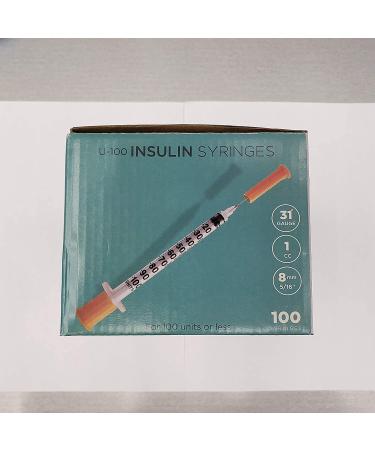 Care Touch Insulin Syringes 31g 5/16 8mm 1cc (Pack of 100) | Buy Online - Buy Online on GoSupps.com