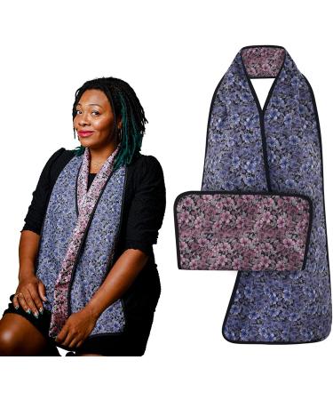 Reversible Adult Bib Scarf | Washable & Reusable Clothing Protector - Dignified Alternative to Traditional Adult Bibs - Buy Online on GoSupps.com