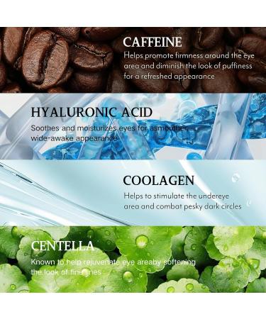 Instant Firm Eye Tightening Cream Coffee Eye Cream Under Eye Cream With Collagen Coffee Eye Tightening Cream Instant For Tightens And Smoothes Reduce Eye Bags Fade Fine Lines Dark Circles - Buy Online on GoSupps.com