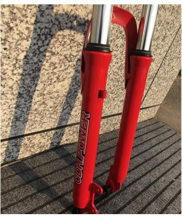 DONSP1986 26 Bike Suspension Fork & 1 1/8 Headset Combo - Red Disc Brake Bicycle Fork - Buy Online on GoSupps.com