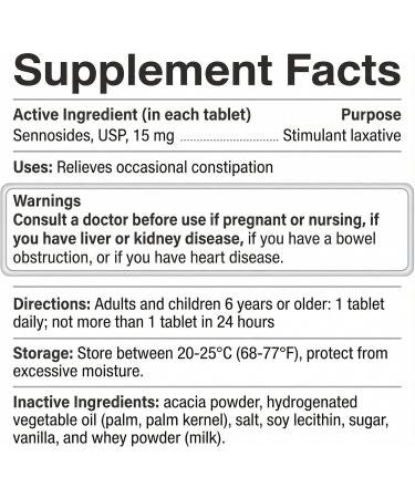 Laxatives Chocolate Squares Regular Strength 24 Pieces Laxative Chewable Poop Pills Style Laxante - Buy Online on GoSupps.com