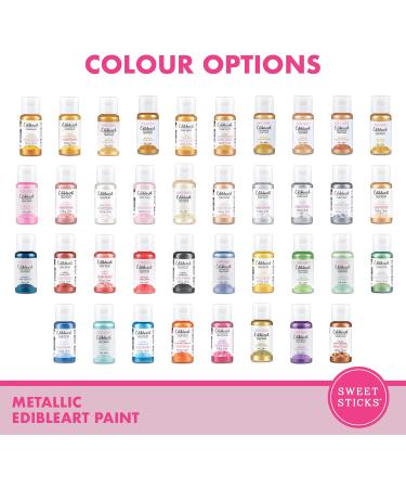 Sweet Sticks Metallic Edible Art Paint 15ml Rose Gold - Buy Online on GoSupps.com