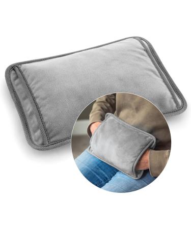 Home Comforts Rechargeable Electric Hot Water Bottle Bed Hand Warmer Massaging Heat Pad Pain Relief Grey 26 18cm - Buy Online on GoSupps.com