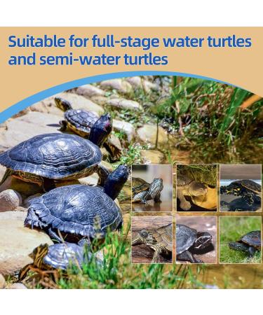 Sobirdos Turtle Treats 3 in 1 Meat Turtle Food Made with Fresh Meat Chicken&Duck&Fish Freeze-Dried Enriched Protein & Vitamins Aquatic Turtle Food(90g/3.17oz) - Buy Online on GoSupps.com