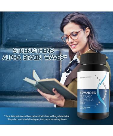Happy Health Marketplace Advanced Memory Formula Pro Our Best Memory Supplement - Brain & Memory Support - Formulated with Ginseng and Other Brain Booster Ingredients for Brain Function - Buy Online on GoSupps.com