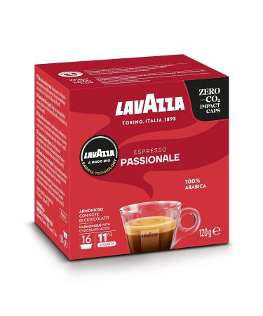 Buy Lavazza A Modo Mio Espresso Passional - 16 Capsules | 100% Arabica Caramel & Chocolate Notes Intensity 11/13 - Dark Roast | International Shipping - Buy Online on GoSupps.com