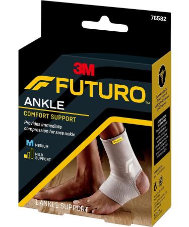 FUTURO Comfort Ankle Support Medium - 1 Count | Best Support for Active Lifestyles - Buy Online on GoSupps.com