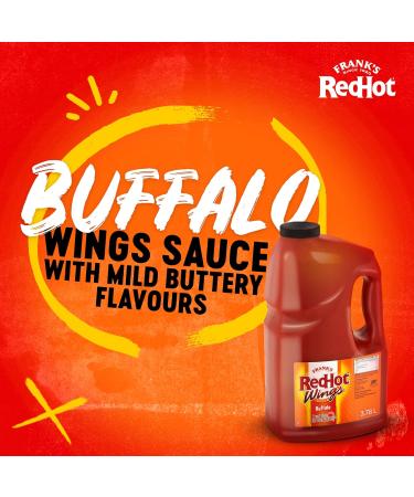 Frank's RedHot Buffalo Wings Sauce 3.8L - Authentic Heat & Spice Blend - Buy Online on GoSupps.com