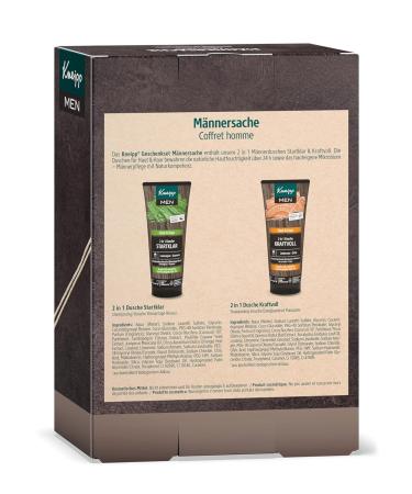 Kneipp Men's Gift Set - 2-in-1 Shower Gel & Wellness Care - 2 x 200ml - Natural Men's Skincare - Buy Online on GoSupps.com