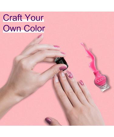 OUL ISI 10 Colors Non-Toxic Nail Polish Set - Quick Dry Peel Off Water-Based for Women | Spring & Summer Fingernail & Toenail Kit - Buy Online on GoSupps.com