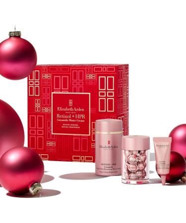 Elizabeth Arden RETINOL RENEWAL Retinol + HPR Ceramide Water Cream 3-Piece Gift Set anti-aging skincare for smoothing fine lines & wrinkles luxury gifting for women - Buy Online on GoSupps.com