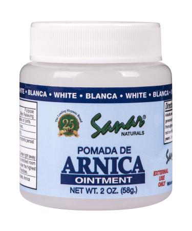 Sanar Naturals Clear Arnica Ointment 2 oz - for Pain Relief and Bruises Soothing Relief of Muscles Soreness Joint Pain Lower Back Pain and Body - with Menthol and Camphor